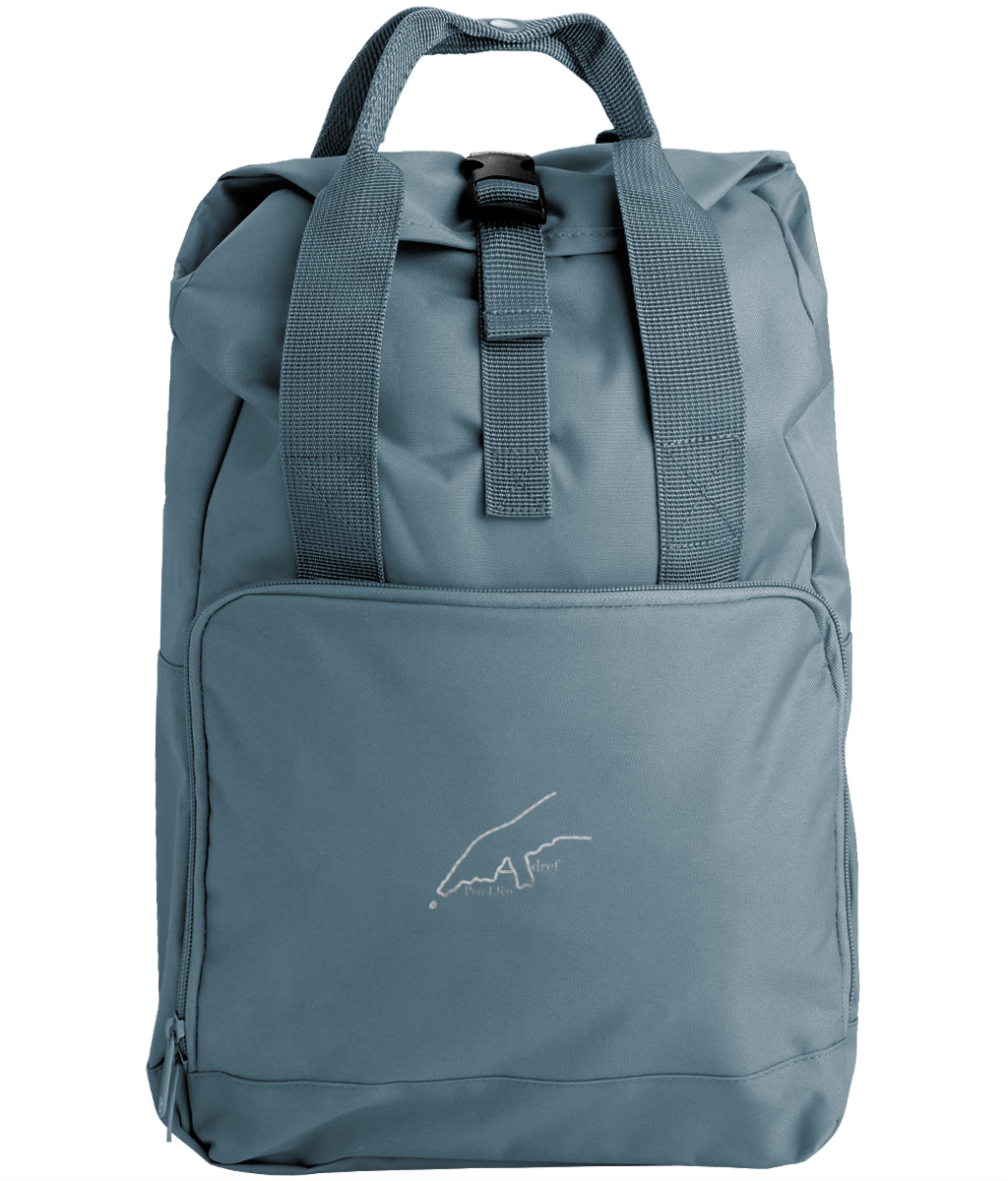 Bagiau dydd- Adref Pen Llyn -Twin Handle Roll-Top Backpacks - Adref Pen LlŷnBagiau dydd- Adref Pen Llyn -Twin Handle Roll-Top Backpacks